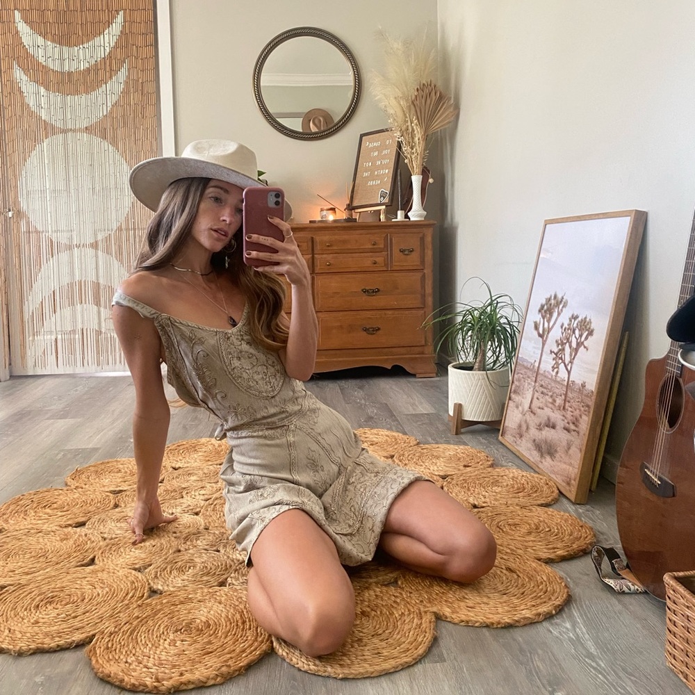 Acid wash hippie dress ✌🏼